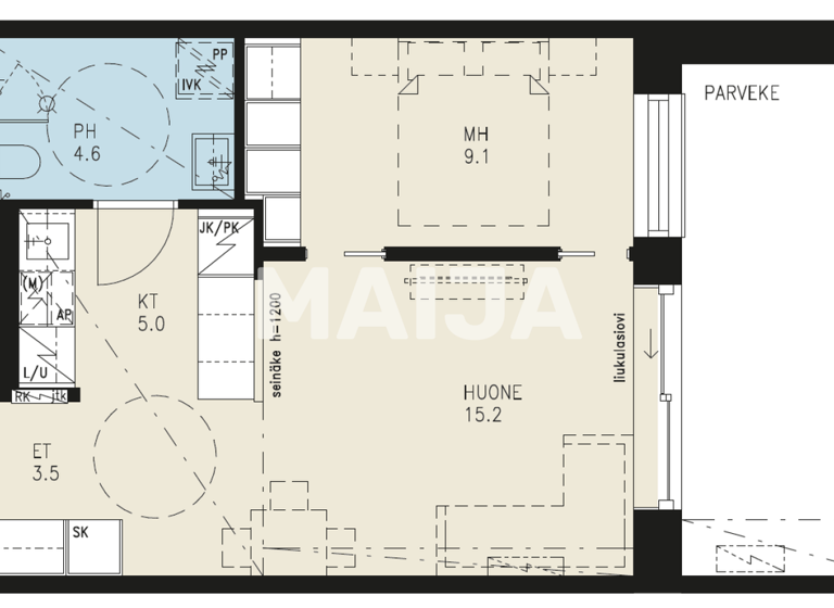 Studio zum Kauf 210.000 € 2 Zimmer 39 m² 5. Geschoss Torikatu 26 Joensuu 80100