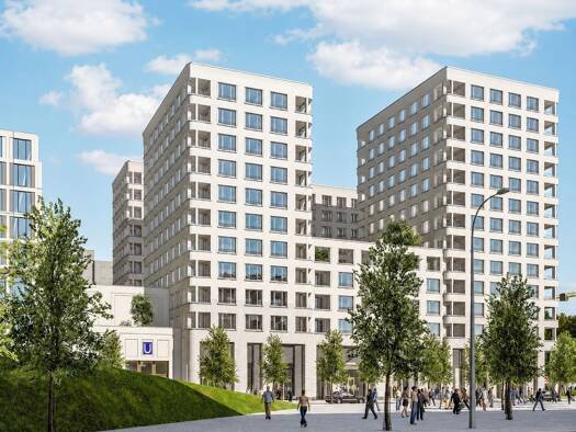 Wohnung zur Miete 1.590 € 2 Zimmer 44 m² 6. Geschoss Gabriele-Tergit-Promenade 21 Tiergarten Mitte 10963