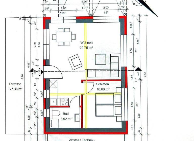 Wohnung zum Kauf - Erstbezug 348.900 € 2 Zimmer 58,2 m² EG frei ab sofort Ostlandstrasse 24a Kellenhusen 23746