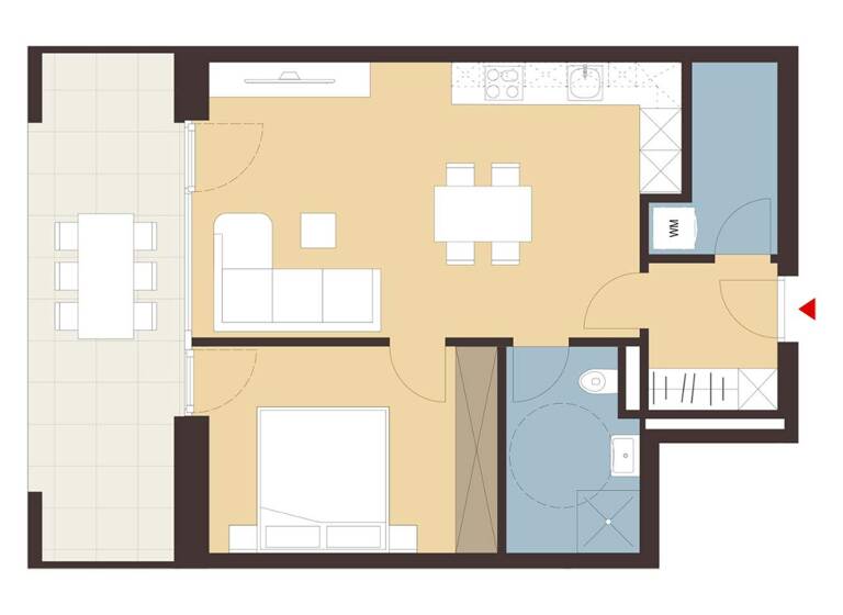 Wohnung zum Kauf - Erstbezug 423.000 € 2 Zimmer 51,9 m² Weidenweg Dornbirn 6850