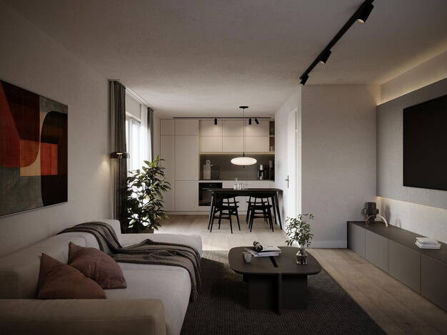 Wohnung zum Kauf - Neubau provisionsfrei 489.000 € 2 Zimmer 56,7 m² 1. Geschoss frei ab 01.10.2025 Parsdorf Parsdorf 85599
