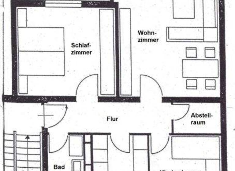 Wohnung zum Kauf 136.000 € 3 Zimmer 68 m² 2. Geschoss frei ab sofort Gartenstraße 40 Neustadt Neustadt am Rübenberge 31535