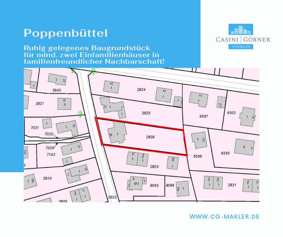 Grundstück zum Kauf 820.000 € 1.134 m²<br/>Grundstück Poppenbüttel Hamburg 22399