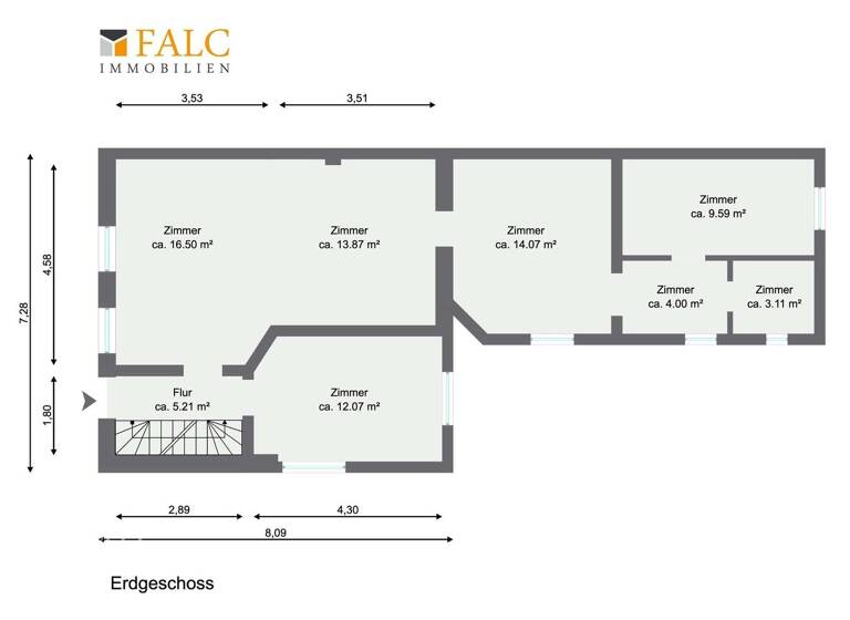 Doppelhaushälfte zum Kauf 398.000 € 5 Zimmer 124 m² 522 m² Grundstück Groß-Erkenschwick Oer-Erkenschwick 45739