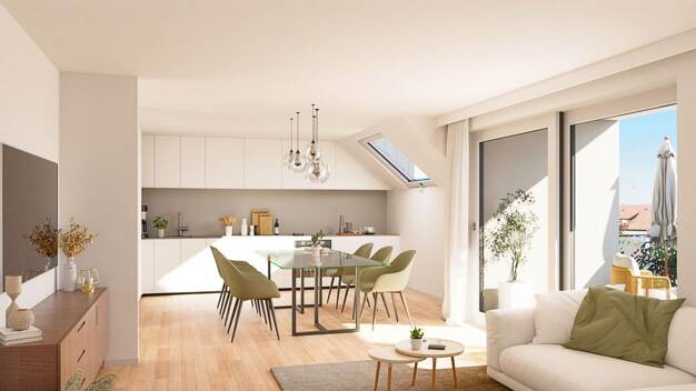 Wohnung zum Kauf - Neubau provisionsfrei 589.000 € 3 Zimmer 81,1 m² 2. Geschoss Uhlandstraße 10 Gärtringen Gärtringen 71116