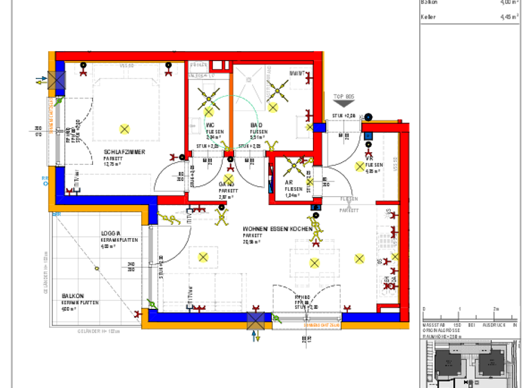 Wohnung zur Miete - Erstbezug 638 € 2 Zimmer 49,8 m² 1. Geschoss Kellner-Straße/Perausch-Straße Enns 4470