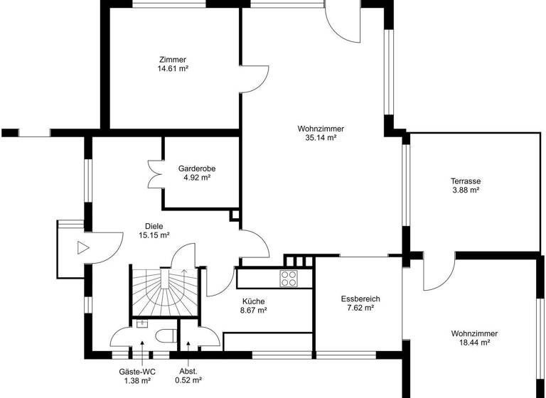 Einfamilienhaus zum Kauf 895.000 € 5,5 Zimmer 175 m² 1.373 m² Grundstück Aumühle 21521