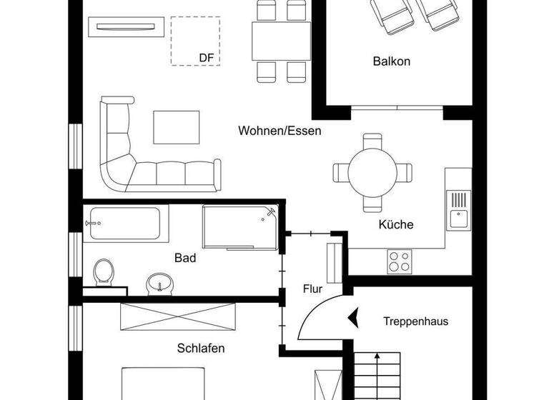 Wohnung zum Kauf 227.800 € 2 Zimmer 60 m² Gadderbaum Bielefeld 33617