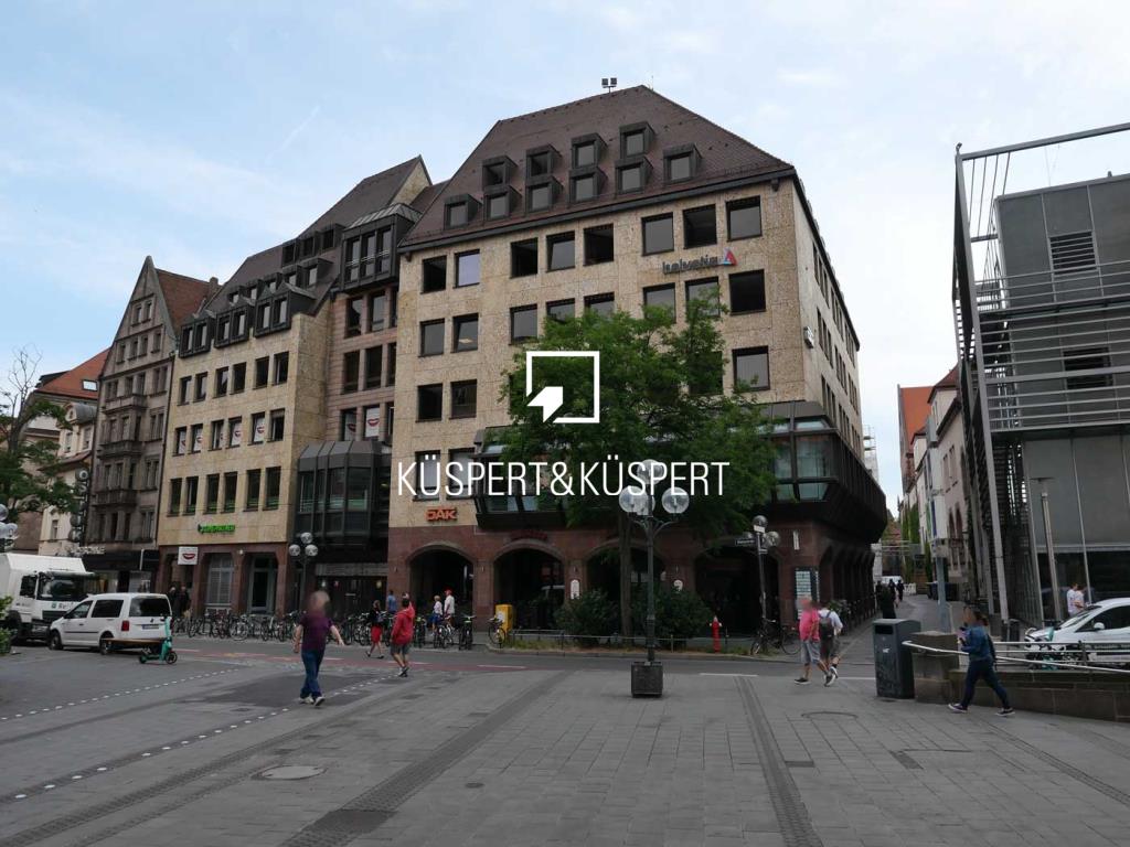 Praxisfläche zur Miete provisionsfrei 12 € 1.830 m²<br/>Bürofläche ab 280 m²<br/>Teilbarkeit Altstadt / St. Lorenz Nürnberg 90402