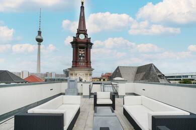 Wohnung zur Miete 3.700 € 3 Zimmer 169 m² Dachgeschoss Klosterstraße 65 Mitte Berlin 10179
