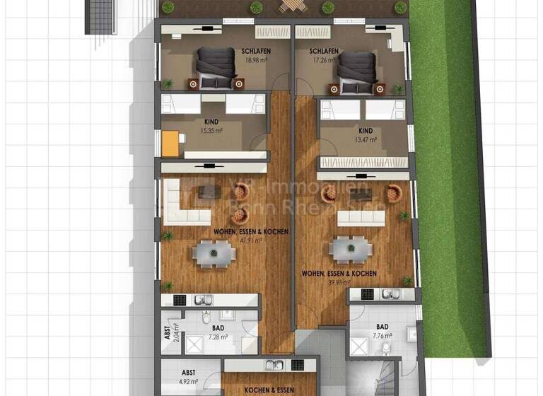 Wohnung zum Kauf - Erstbezug provisionsfrei 265.500 € 3 Zimmer 87,5 m² 1. Geschoss Remagen 53424