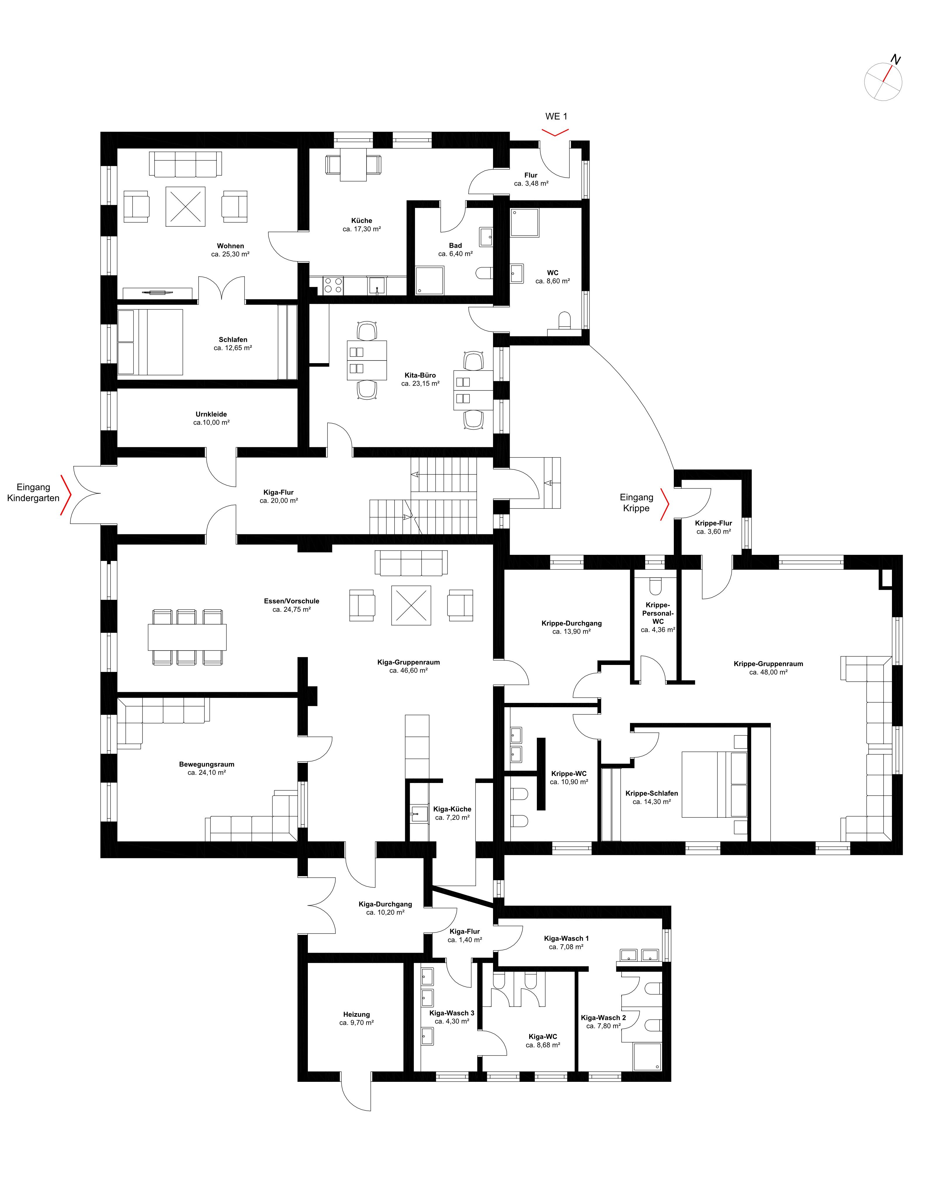 Einfamilienhaus zum Kauf 1.075.000 € 8 Zimmer 282 m²<br/>Wohnfläche 6.545 m²<br/>Grundstück Groß Schönwalde Greifswald 17491