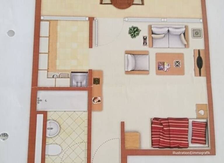 Wohnung zum Kauf 130.000 € 1 Zimmer 34,3 m²<br/>Wohnfläche 1.<br/>Geschoss Ingolstadt Ingolstadt 85057
