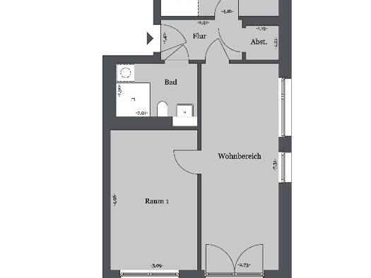 Wohnung zur Miete 708 € 2 Zimmer 56,6 m² 3. Geschoss frei ab 01.01.2027 Kattenbrookstrift Bemerode Kirchrode - Bemerode - Wülferode 30539