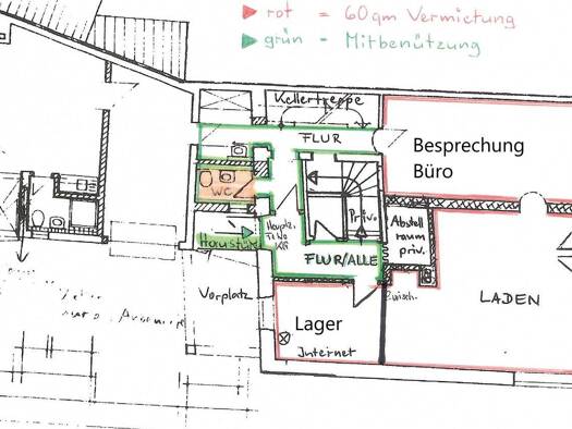 Büro-/Praxisfläche zur Miete 590 € 60 m² Bürofläche Weilheim Weilheim in Oberbayern 82362