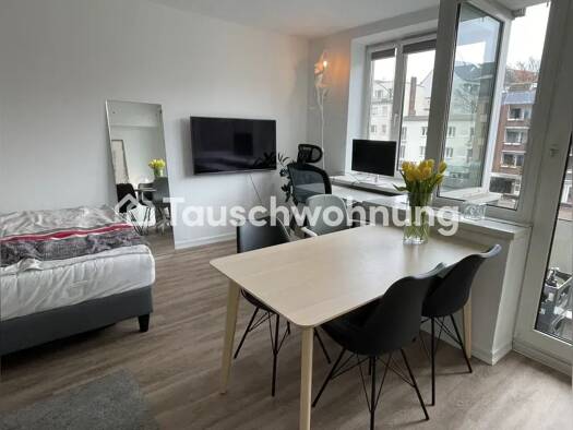 Wohnung zur Miete Tauschwohnung 407 € 1 Zimmer 29 m² 2. Geschoss Niendorf Eimsbüttel 20146