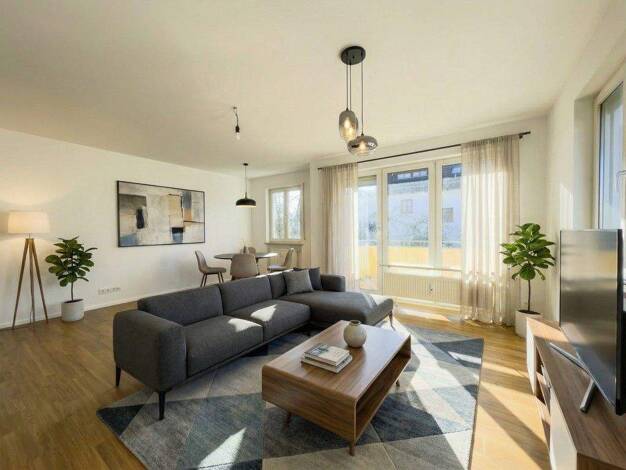 Wohnung zur Miete 1.150 € 2 Zimmer 63,5 m² 1. Geschoss Gauting 82131