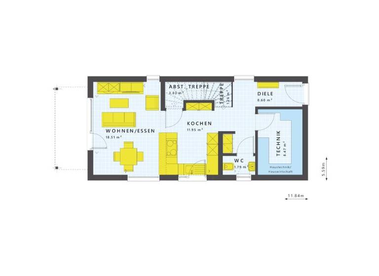 Einfamilienhaus zum Kauf 470.000 € 3 Zimmer 107 m² 450 m² Grundstück Stetten 87778