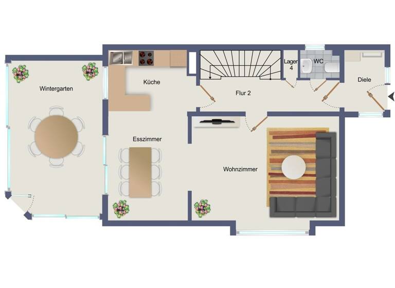 Reihenmittelhaus zum Kauf 549.000 € 6 Zimmer 124 m² 356 m² Grundstück Rahlstedt Hamburg / Rahlstedt 22149