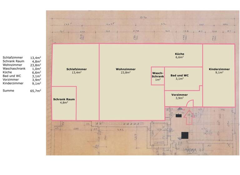 Wohnung zum Kauf provisionsfrei 319.000 € 3 Zimmer 65,5 m² 2. Geschoss Floridsdorfer Hauptstraße 22 Wien 1210