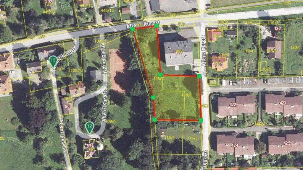 Grundstück zum Kauf 130.000 € 2.219 m² Grundstück Aflenz Kurort 8623