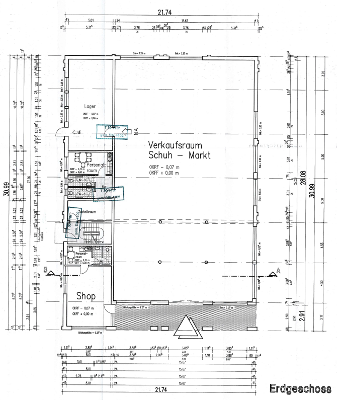 Laden zur Miete 420 m²<br/>Verkaufsfläche Friesoythe Friesoythe 26169