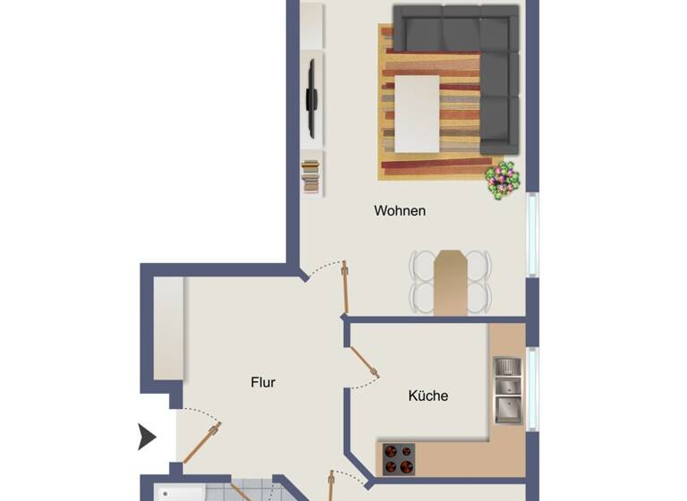 Wohnung zum Kauf 79.950 € 2 Zimmer 67,8 m² 1. Geschoss Gräfenhainichen 06773