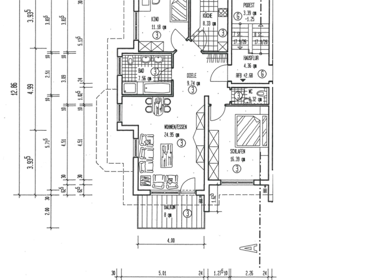 Wohnung zum Kauf 259.000 € 3,5 Zimmer 84 m² 1. Geschoss Ringstraße 42 Gundelsheim 74831