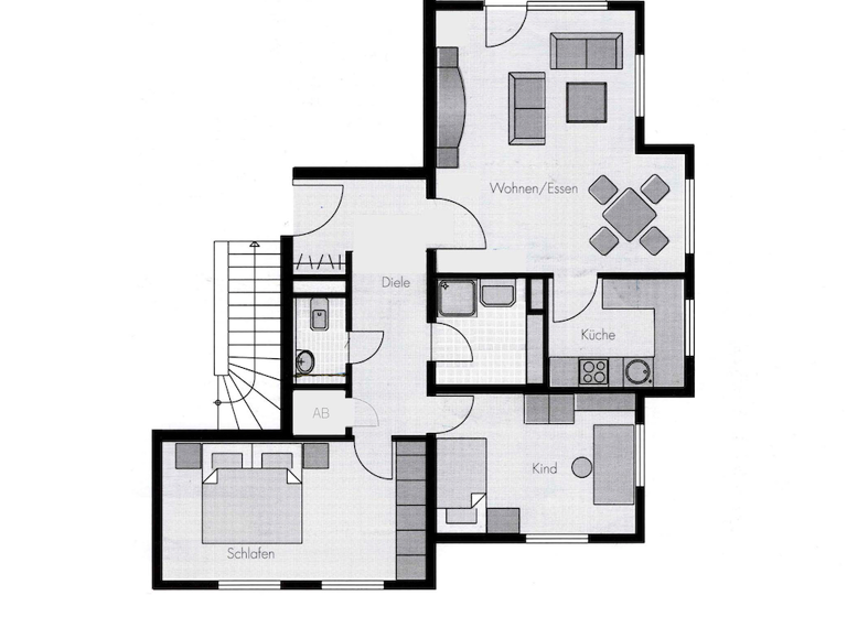 Wohnung zum Kauf 409.000 € 3 Zimmer 77 m² Geschoss 1/3 frei ab sofort Bad Cannstatt Stuttgart 70372