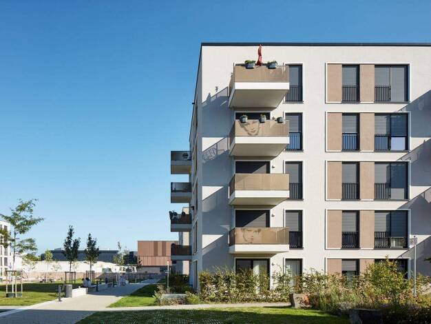 Wohnung zum Kauf - Neubau provisionsfrei 512.900 € 2 Zimmer 68,9 m² 3. Geschoss Hildegard-Knef-Straße 99 Heerdt Düsseldorf 40549