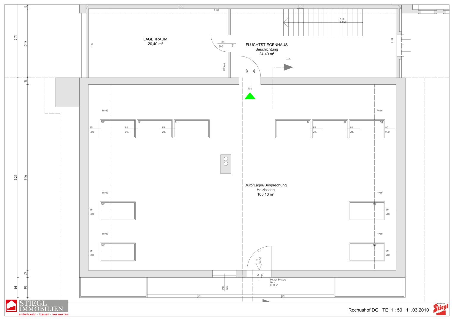 Büro-/Praxisfläche zur Miete 1.366 € 105,1 m²<br/>Bürofläche Salzburg Salzburg 5020