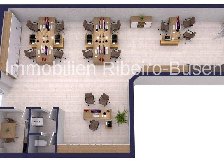 Bürofläche zur Miete 915 € 1 Zimmer 95 m² Bürofläche Amern Schwalmtal 41366