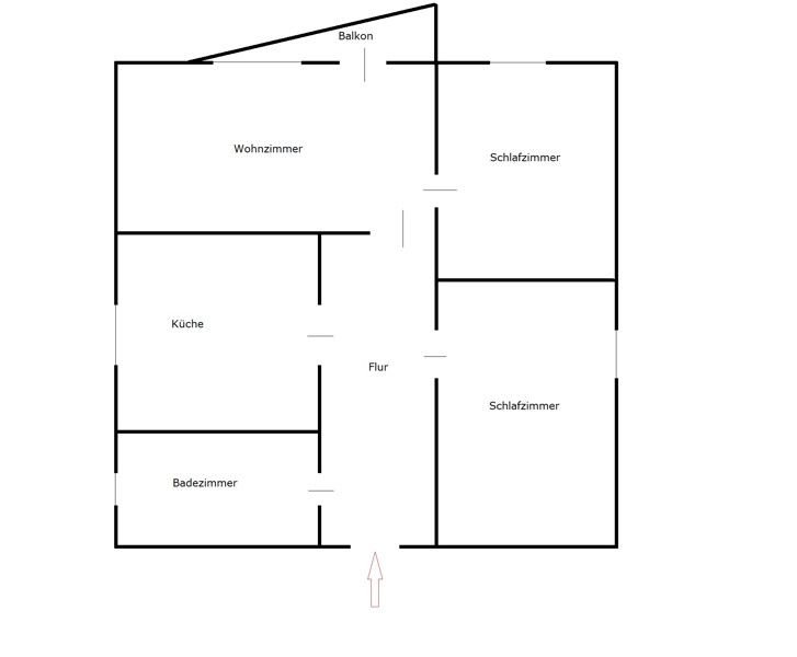 Wohnung zur Miete 369 € 3 Zimmer 48,5 m²<br/>Wohnfläche 2.<br/>Geschoss 29.11.2024<br/>Verfügbarkeit Breslauer Straße 26A Düsternort - Bezirk 7 Delmenhorst 27755