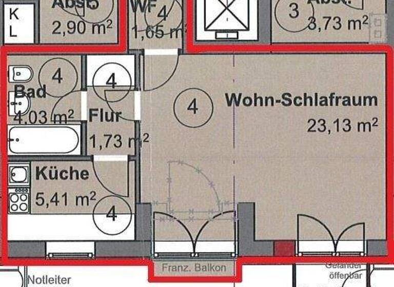 Studio zum Kauf 259.000 € 1 Zimmer 36 m² Sendling-Westpark München 81373