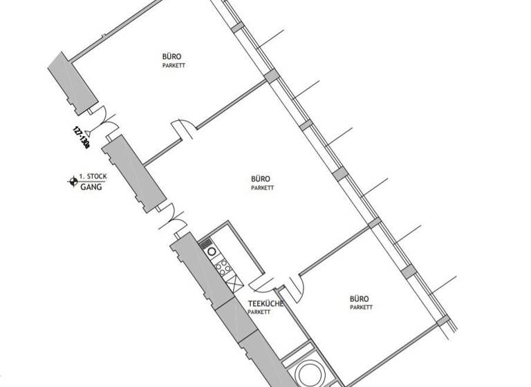 Bürofläche zur Miete 19,90 € 124 m² Bürofläche Wien 1010