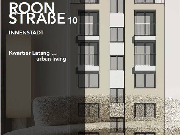 Wohnung zum Kauf provisionsfrei 312.000 € 2 Zimmer 44,3 m² 2. Geschoss Roonstr. 10 Neustadt-Süd Innenstadt 50674