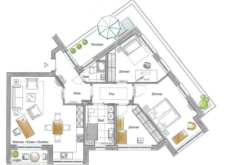 Wohnung zum Kauf 950.000 € 4 Zimmer 108 m² 5. Geschoss Altstadt Mainz 55116