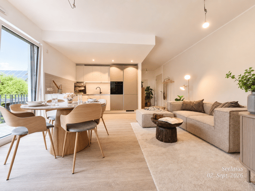 Terrassenwohnung zum Kauf - Erstbezug provisionsfrei 344.000 € 2 Zimmer 47 m² Geschoss 1/3 frei ab 01.11.2026 Friedrich-Ebert-Straße 22 Heiligenhafen 23774