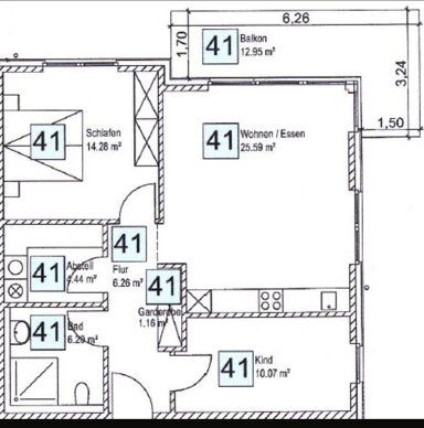 Wohnung zur Miete 1.200 € 3 Zimmer 75 m² 2. Geschoss frei ab sofort Ratzeburger Straße 9 Bad Oldesloe 23843