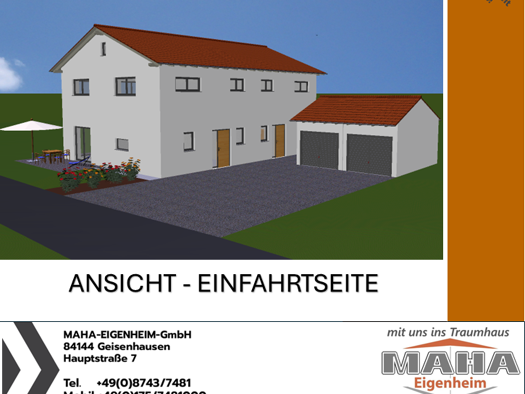 Mehrfamilienhaus zum Kauf - Erstbezug 449.000 € 4 Zimmer 107 m² 250 m² Grundstück frei ab sofort Egglkofen 84546