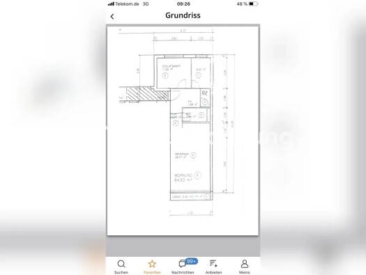 Wohnung zur Miete Tauschwohnung 1.330 € 3 Zimmer 65 m² 1. Geschoss Maxvorstadt München 80335