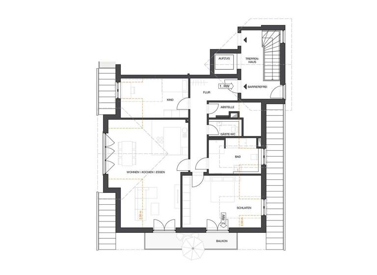 Wohnung zum Kauf provisionsfrei als Kapitalanlage geeignet 748.000 € 3 Zimmer 112,4 m² Ottobrunner Straße 8 Faistenhaar Brunnthal 85649