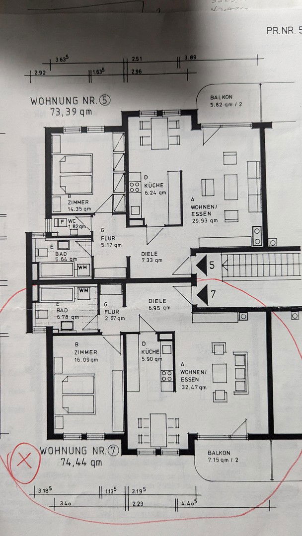 Wohnung zum Kauf provisionsfrei 254.000 € 2 Zimmer 75 m²<br/>Wohnfläche 1.<br/>Geschoss 01.02.2025<br/>Verfügbarkeit Untere Bahnhofstraße 19 Durmersheim Durmersheim 76448