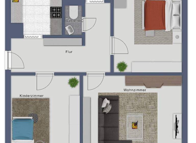 Wohnung zum Kauf 275.000 € 3 Zimmer 71,6 m² 2. Geschoss Böfingen Ulm / Böfingen 89075