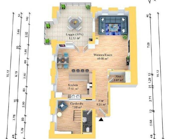 Maisonette zum Kauf 720.000 € 4 Zimmer 182 m² 4. Geschoss Großzschocher Leipzig 04249