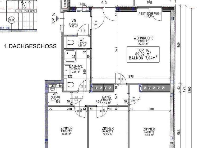 Wohnung zum Kauf - Erstbezug 599.000 € 4 Zimmer 90 m² 5. Geschoss frei ab 01.05.2026 Wien 1050