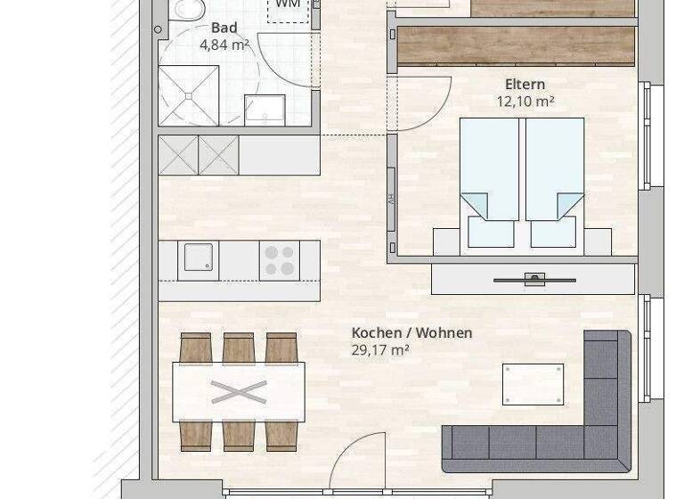 Terrassenwohnung zum Kauf - Erstbezug provisionsfrei 405.000 € 3 Zimmer 63,6 m² 1. Geschoss Korngasse 5 Rankweil 6830