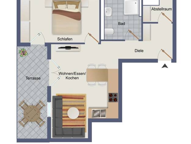Wohnung zum Kauf 281.533 € 2 Zimmer 58,7 m² Öhringen Öhringen 74613