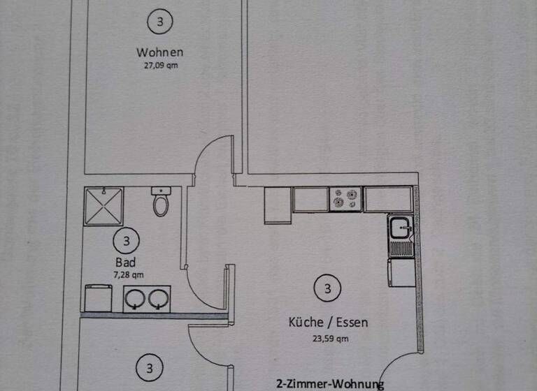 Wohnung zum Kauf 189.000 € 2 Zimmer 69,2 m² frei ab sofort Vilshofen 94474