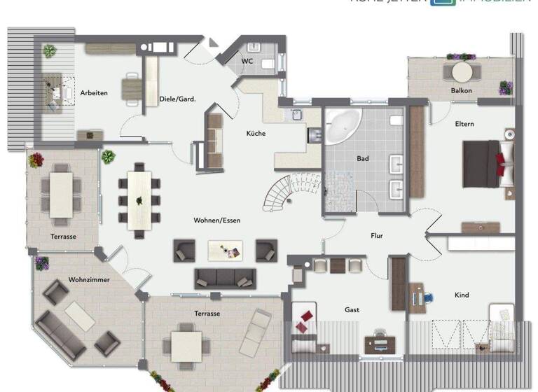 Maisonette zum Kauf 679.000 € 6,5 Zimmer 213 m² frei ab sofort Balingen 72336